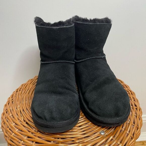 KOOLABURRA BY UGG REMLEY MINI 1105809 Black Size 9 EUR 40 /UK 7 Boots Ankle - Picture 2 of 8